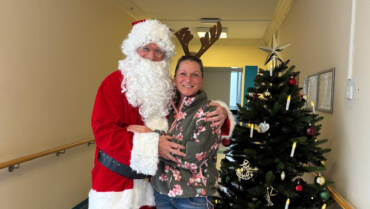 Besuch vom Weihnachtsmann